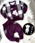 Preview: KaroGRÄTEN - #beere  -  Bio French Terry